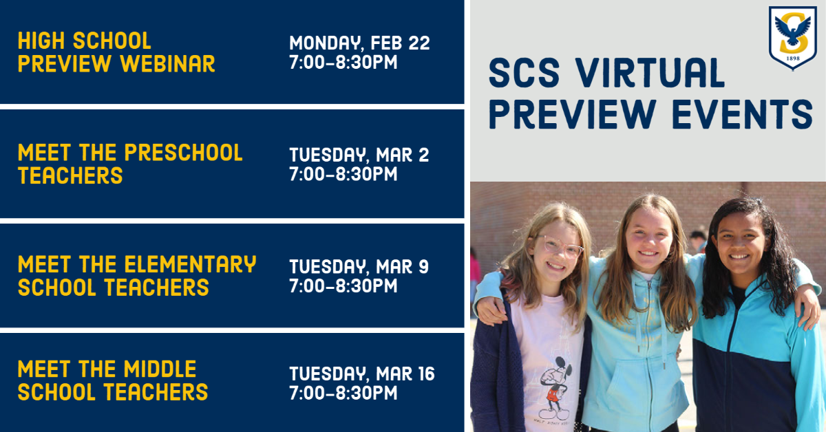 Announcing... SCS Virtual Preview Events! - Sheboygan Christian School ...
